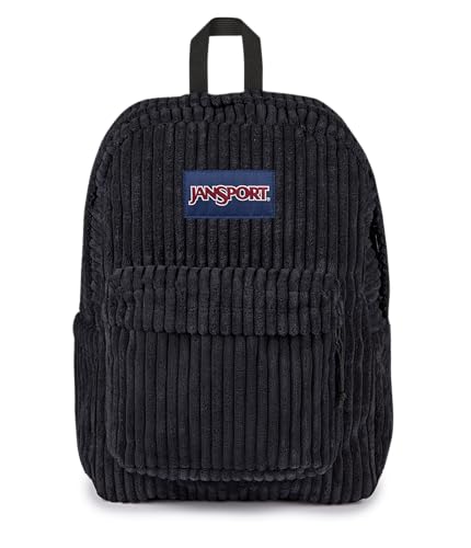 Image of JanSport Superbreak Plus FX Backpack - Work, Travel, or Laptop Bag with Water Bottle Pocket - Surreal Corduroy Black