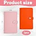 JFBNXB Money Saving Binder, 2PCS 100 Envelopes Money Saving Challenge with Cash Envelopes, Budget Binder for Financial Goal Tracking, Savings Challenge Book in Orange and Pink Colors