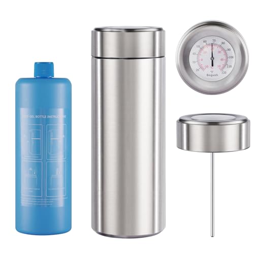Image of 60H Diabetic Insulin Cooler Travel Case Hold 6-8 Pens TSA Approved Silver | Large Temp Display Medication Cooler for Insulin,peptide,glp-1,zepbound ,Epipen Cooler Travel Case
