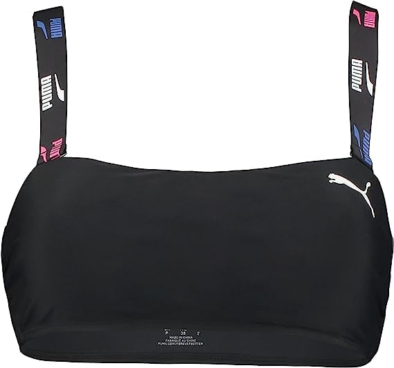 PUMA Bandeau T Trajes de baño, Black, S Women