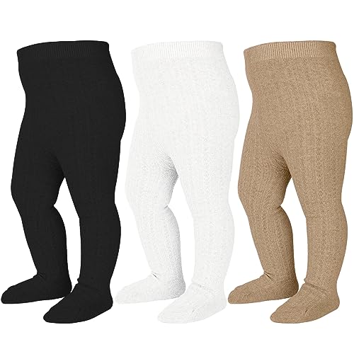 Mini angel Baby Tights 6-12 Months Cable Knit...