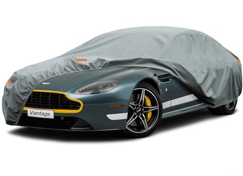 Image of Kayme Heavy Duty Car Cover Custom Fit Aston Martin V8 Vantage,V12 Vantage Coupe Roadster(2006-2025),Waterproof All Weather for Automobiles, Full Exterior Covers Sun Rain UV Protection.