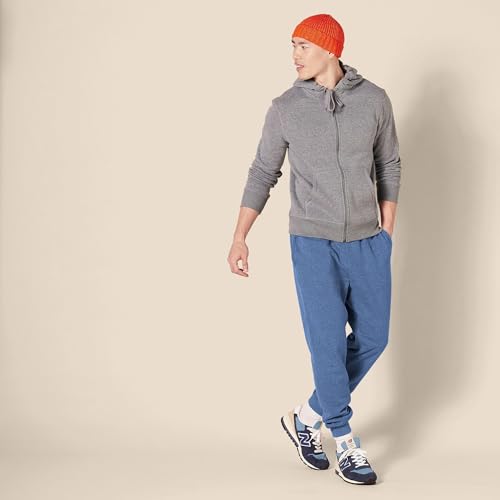 Image of Amazon Essentials Men's Relaxed Fit Fleece Joggers Sweatpants with Drawstring Waist, Tapered Leg, Ribbed Cuffs, Brushed Interior