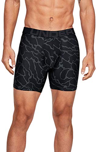 Image of Under Armour mens Multi-pack Performance Tech Boxerjock Brief, 6 inch Inseam, All-day Comfort & Soft