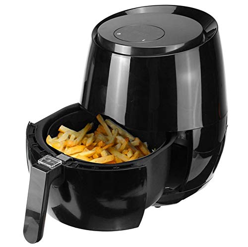 5,2L Heißluftfritteuse Friteuse Heissluft Fritteusen Air Fryer Aerofryer mit großem digitalem LED-Touchscreen, Vorheizen&Warmhalten,