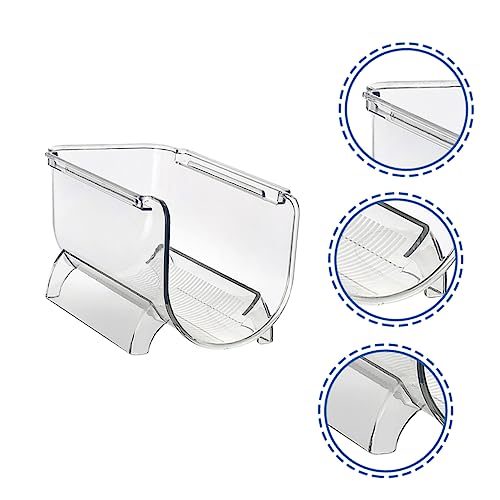 Soporte para botellas de vino de 4 piezas blanco PET miniatura 7