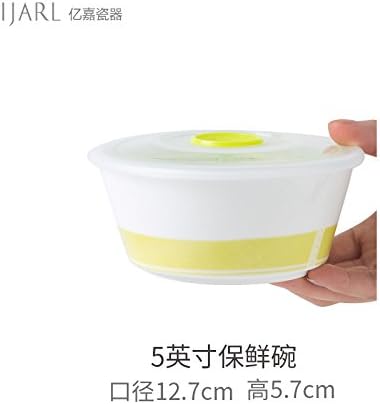 LDYMY Ceramic double boil the soup bowl of steamed egg home nest bowls of dessert sugar water into the bowl of red C