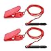 HERCHR 2Pcs Treadmill Safety Key Treadmill Universal Accessories Replacement Security Lock Emergency Stop Safety Switch for Most Treadmills Magnetic Safety Switch Treadmill Magnet Safety Key