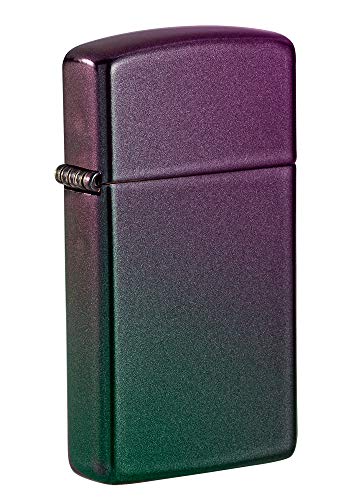 Encendedor de bolsillo Zippo Slim iridiscente miniatura 1