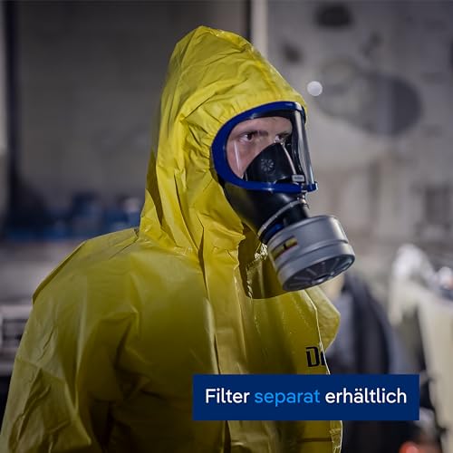 Dräger X-plore 6300 Atemschutzmaske | Vollmaske aus EPDM mit Rd40-Anschluss | Atemmaske geeignet für Farben, Lacke, Schreinerarbeiten, Landwirtschaft, BL-431320