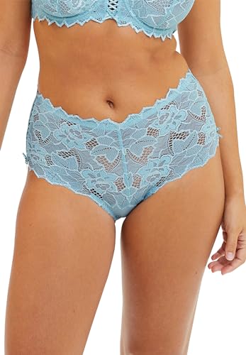 Sans Complexe - Arum - Culotte en Dentelle - Classique - Uni - Femme - 42/44 - Bleu Sterling