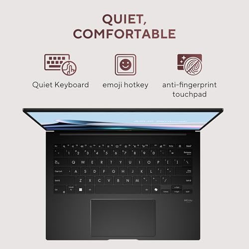 Image of ASUS Zenbook 14, Smartchoice,AMD Ryzen AI 5 340, AI PC(AMD Radeon Graphics /16GB RAM /512GB SSD /3K OLED /14 /120Hz /Windows 11 /M365 Basic (1Year)* /Office Home 2024 /Jade Black /1.2 Kg) UM3406KA-PP240WS