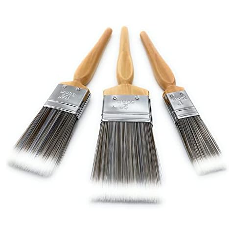Maxim Precision Synthetic 3-Brush Set for All Paints Cover
