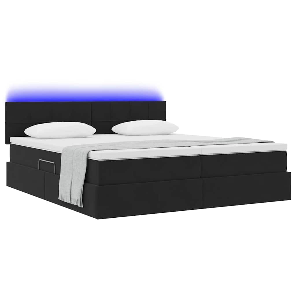 LED Integrate Velluto Contenitore Laterale Rettangolare Nero