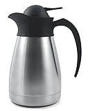 Luxpresso Vakuum-Isolierkanne/Kaffeekanne/Teekanne aus Edelstahl mit Griff - 0,5 l