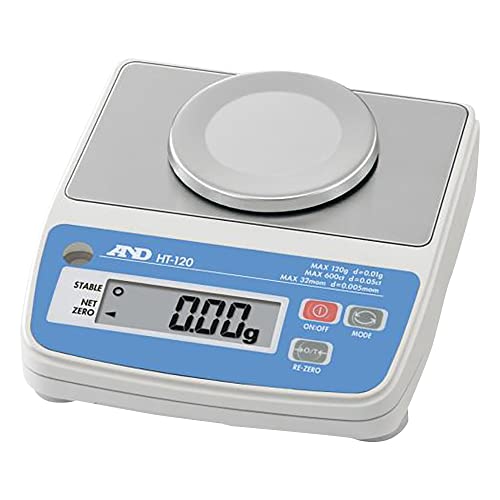 A&D HT-120 HT Series Compact Scale, 120 g x 0.01 g