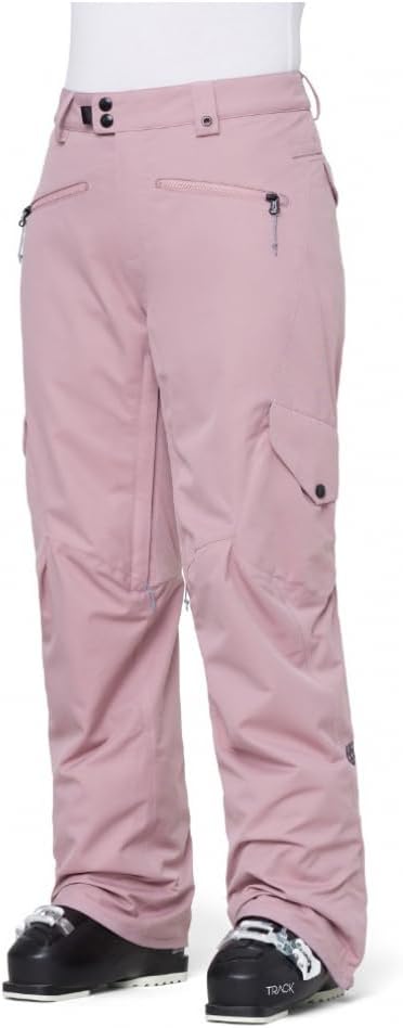 686 Aura Cargo Insulated Snowboard Pant (Women's), Dusty Mauve, Medium