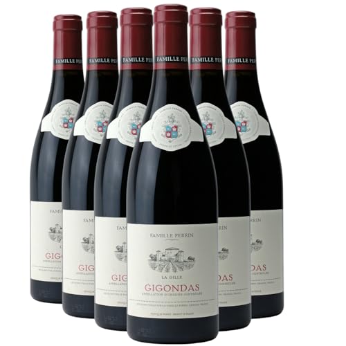 Gigondas La Gille tinto 2023 - Famille Perrin - DOP - Valle del Ródano - Francia - Variedades de uva Grenache,Syrah - 6x75cl