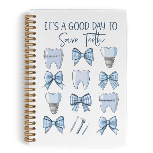 Cuaderno de dentista estilo coquette, el regalo ideal de oficina para odontólogas