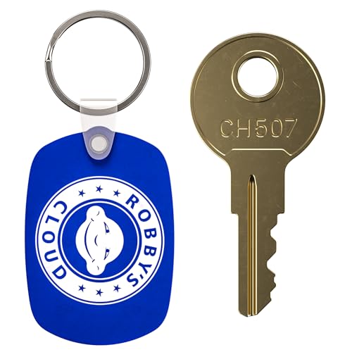 CH507 Replacement Key for Tool Boxes Marked Ch-507-1 Robby’s Cloud Keychain Included (1-Pack) - Key Style May Vary