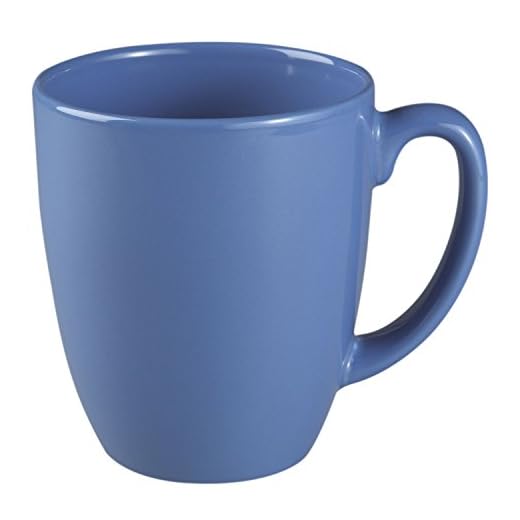 Corelle Livingware 11-Oz Dark Blue Stoneware Mug (Set of 4)