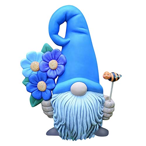ZYUEER Deko Zwerg Wichtel Gartendeko Gnome Figuren Gesichtslose Puppen Dekoration Aus Harz Für Garten Balkon Terrasse Schlafzimmer Wohnzimmer Vatertag Geburtstag Geschenke Ornamente 1pc Cover