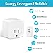 HBN Remote Control Outlet Plug Remote Light Switch Remote Outlet Switch Wireless On Off Switch Plug for Chritmas Light and Household Appliances, 15A/1875W(1 Outlet + 1Remote)