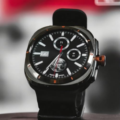 Image of HW S12 Ultra 5G Android Smartwatch - 8GB RAM, 128GB Storage, 12MP 180 Pop-Up Camera, AI with ChatGPT Support