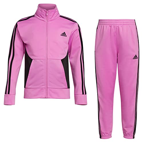 Survêtement adidas girls avec veste zippée et jogging violet pulse lilac taille 6X