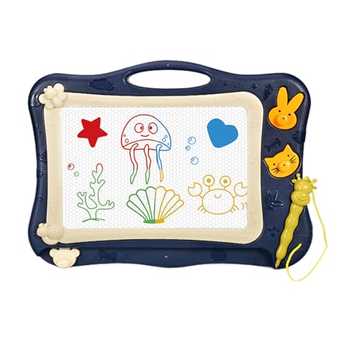 Tablero de dibujo magnético para niños, tablero magnético borrable, para garabatear, escribir la pintura Doodle Board, borrable Doodle Drawing Pad juguete educativo y educativo