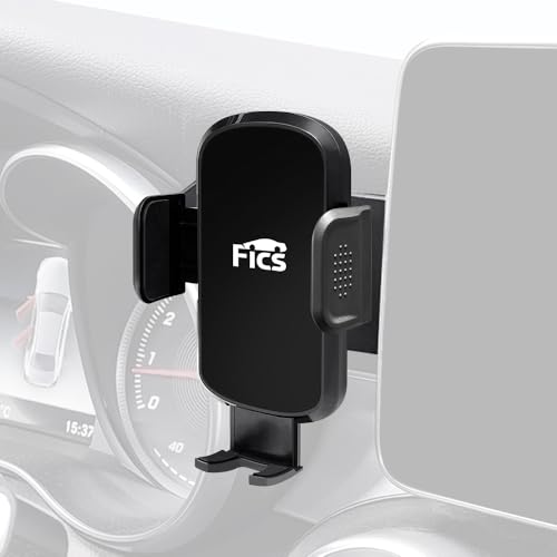 FICS Car Phone Holder for Mercedes-Benz C-Class (W205) & GLC (X253) with 8” Display – Custom-Fit Mount for Seamless Display Integration, Interior Accessories for Navigation Use, Stable Driving View