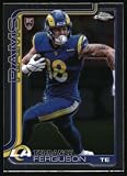 Football Trading Card 2025 Topps Chrome #335 Terrance Ferguson EX/NM RC Rookie Rams