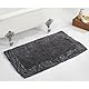 Better Trends Badteppich aus 100% Baumwolle in Shaggy-Bordürsten-Kollektion – ultraweicher, saugfähiger, getufteter Badteppich für Badezimmerboden, Dusche und Waschbecken, 61 x 101,6 cm, Blau