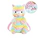 Produktbild 3D niedliche Regenbogen Alpaka Alpaka Tasche/Kunstplüsch Rucksack Rucksack Schultertasche, Color