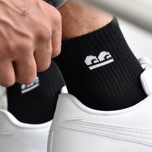 Image of Bamboo Sports Socks for Men | Ankle Length Low Cut Premium Material | Odour-Free, Breathable & Durable | Padded Base & Anti-bacterial | 3X Softer than Cotton Socks | 3Pk Multicolor