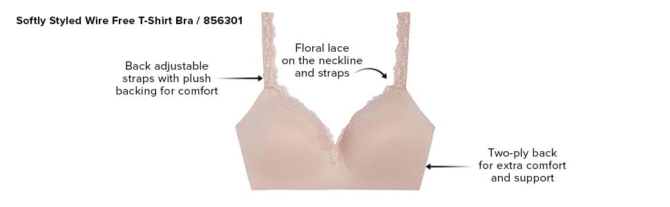 Wacoal Women's Softly Styled Wirefree T-Shirt Bra4
