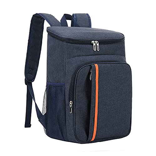 DASJD Bolsa térmica Grande para Picnic, a Prueba de Fugas, Mochila térmica Impermeable para Playa, Trabajo, Camping, Actividades al Aire Libre y Deportes,Azul