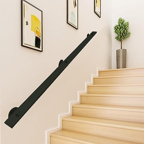Rampe d'escalier en fer forgé contre les chutes sur marches glissantes