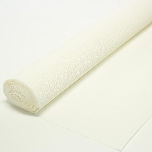 Italian Crepe Paper roll 180 gram - 600 White