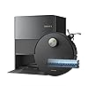 dreame Aqua10 Ultra Roller Complete Robot Aspirateur, Nettoyage Automatique du Rouleau, Aspiration de 30 000 Pa, Évitement d'obstacles de 8 cm, Vidage Automatique, Commande Vocale Intelligente, Noir