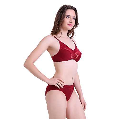 Image of Earmark Lingerie Sets Maroon Colour Pack of 1
