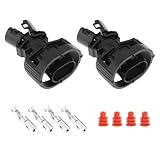 ECSiNG 2 Stück Auto-Kühlerlüfterschalter-Stecker, kompatibel mit Renault 5 GT Turbo, kompatibel mit Super 5 1985–1990