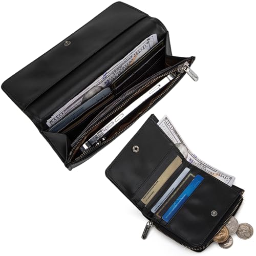 Montana West X Wrangler Wallet for Women RFID Blocking Wallets Large Capacity Wallet Set with Zipper Pocket4