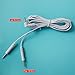 Tens Unit Cords for Tens/EMS Machine,DC 2.5mm, 2 pins, Length 60'', Pack of 2