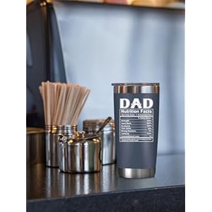 NewEleven Valentines Gifts For Dad - Birthday Gifts For Dad From Daughter, Son, Kids - Husband Gifts - Birthday Present Ideas For Father, Husband, New Dad, Bonus Dad From Daughter, Son - 20 Oz Tumbler NewEleven Valentines Gifts For Dad Birthday Gifts For Dad From Daughter Son Kids Husband Gifts Birthday Present Ideas For Father Husband New Dad Bonus Dad From Daughter Son 20 Oz Tumbler