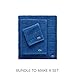 Lacoste Croc Scale 100% Cotton Towels – Highly Absorbent & Quick Drying, Premium Super Soft Bath Towel, Bathroom Essential, Gift for All Occasions, Machine Washable, Surf Blue, 13