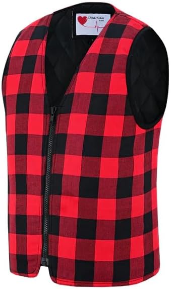 LVAD Gear Flannel Vest for LVAD Patients - Durable and Comfortable LVAD Clothing with Controller & Battery Pockets - Image 4