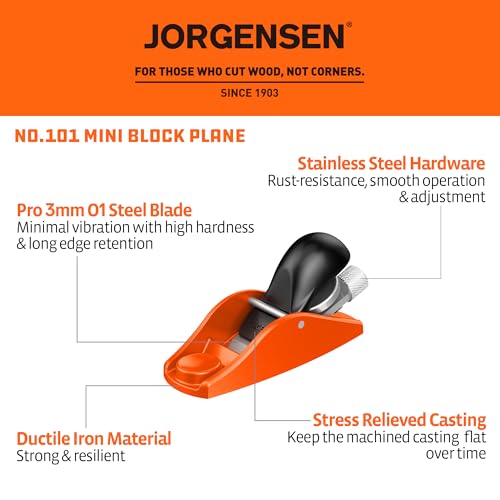 JORGENSEN Mini Hand Planer