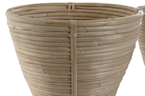 Macetero set 3 ratan pour remplacer vos cache-pots en plastique - 3