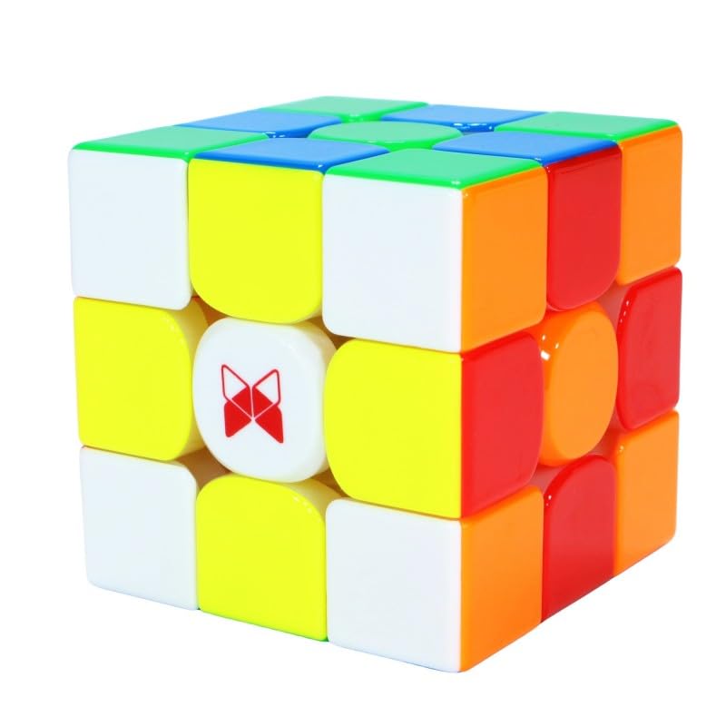 Image of QiYi X-Man Tornado V3 Pioneer 3x3 Magnetic Speed Cube - MagLev Core with Corner-to-Core Magnets, UV Coating Adjustable Tension, Spring & Magnet Settings - Fast Cube with Accessories (Bag, Tool, Case)